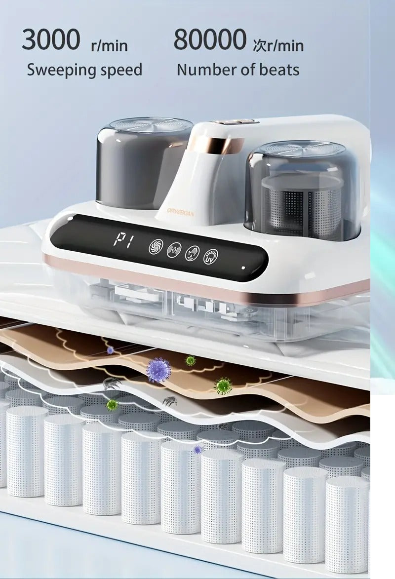 ✨ Aspiradora Mata Acaros Deluxe 🛏️🦠